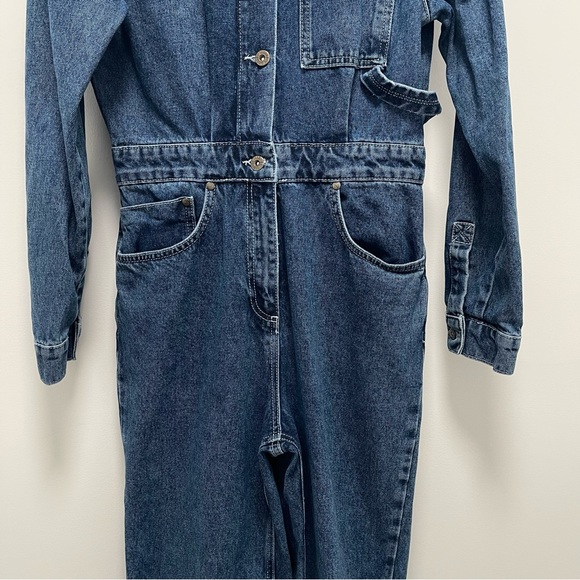 The Ragged Priest Questioner Long Sleeve Dark Blue Boiler Suit Size Small - Picture 4 of 16